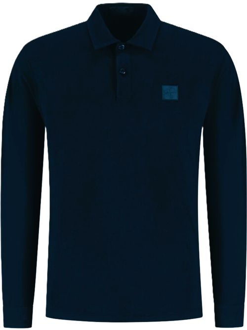 Maglia Stone Island Logo Patch Long-Sleeved Stone Island | K2S152200011S0F11V0020 NAVY BLUE